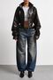 Women's New Season Corset Detail Cropped Leather Jacket - 2