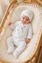 100% Cotton Butterfly Patterned 5 Piece Newborn Baby Girl Hospital Discharge Set (Boxed) 0-3 Months - 3