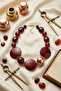 Bordo Acrylic Design Necklace - 4