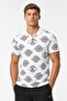 Regular Fit Polo T-Shirt Men's Polo Collar T-Shirt White - 3
