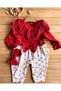 Eid Lace Collar Helena Bow Jumpsuit 100% Cotton Bandana 2-Piece Baby Girl Jumpsuit Set