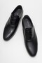 Men's Classic Patent Leather Shoes, Suitable for Grooming Suits and Suits, Patent Leather and Matte Black Men's Shoes - 5