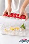 Silicone Ice Tray - 14-Chamber Non-Stick Cocktail Presentation Ice Mold with Lid (1 Piece) - 2