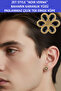 Zet Style – Noir Verna (the Dark Side of Spring) - Stainless Steel Single Men's Earring - 2