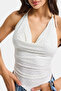İts Basic Women's Shiny Stone Design Blouse - 3