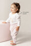 Modal Cotton Newborn Baby Long Sleeve Snap Fastener Bodysuit L Farmyard Pink - 7