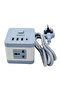 Cube 8-in-1 Power Strip – Extension Cord with 4 Universal Sockets & 4 USB Ports, 2M Cable, Shutters & Power Switch | Compact Multi-Device Charging Station for Home, Office & Travel - 6