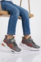 2470 F Smoked-Red Velcro Boys' Sports Shoes - 2