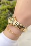 Special Boxed Steel Women's Wristwatch Gold Color 2 Year Warranty Gift Bracelet Hm6Hdc4 - 6
