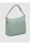Mint Green Breaded Handle Hobo Bag - 4