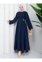 Pens Accessory Belt Detailed Hijab Dress Rc6051 - 5