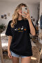Evolution Evolution Printed Crew Neck Black T-Shirt T-Shirt