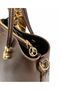 Women's Scarf Bag with Hand Shoulder Strap, 3 Compartments, Soft Leather - 5