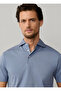 Blue Pure Cotton Men Premium Polo T-Shirt - 6
