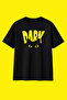 Dark Cat Printed Oversize T-Shirt Kids / Adults - 3