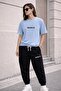 Women / Men Brooklyn Printed Unisex Tracksuit Set Oversize – Comfortable Fit Jogger Bottom T-Shirt Combination
