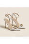 Cassy Gold Buckle and Heel Detailed Shoes - 5
