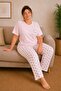 Luna Short Sleeve Women's Pajama Set – Soft Textured, Breathable, Comfortable Homewear Set - 3