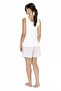 20021 Women's Ecru Thick Strap Shorts Set - 2