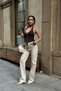 Women's High Waist Wide Leg Denim Jean Pants