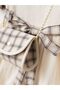 Fisto Striped Plaid Combination Girls' Dress - 3