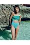 Colorblock lurex mayokini - 2