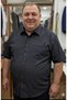 Battal Size Short Sleeves Pocketed Dakron Fabric Solid Color Men's Shirt