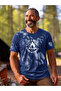 Life Is Better Around a Campfire Printed 100% Cotton Unisex Navy Blue Camping T-Shirt - 3