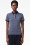 Slim Fit Polo T-Shirt Women's Polo Collar T-Shirt Navy Blue - 2