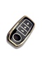 Toyota Corolla 2025 2026 Compatible Key Remote Protection Case Shiny Black with Gold Frame - 3