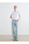 White Crew Neck Women's T-Shirt - 4