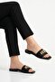 Black Thin Sole Lightweight Women's Slippers 513113 Z - 2