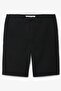 Men's Slim Fit Bermuda Shorts Men's Slim Fit Cotton Bermuda Shorts Black - 5