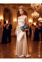 Satin Fabric Stone Detailed Portfolio Clutch Bag - 4