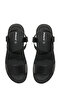 409062.Z6Fx Black Women's Flat Sandals - 4