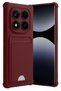 Ilkeshop New Redmi Note 14 Pro 5g Kelvin Silicone with Business Card Holder (175258) - Burgundy