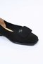 Laceless Buckle Jurdan Sole Genuine Leather Ballerinas 343-089-110 Women's Shoes - 7