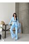 Women's Blazer Jacket Pants Set Lace Detailed Stylish Two Piece Set - 7