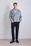 Stamp Bomber Jacket Gray - 2
