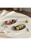 Stainless Steel Presentation Plate Set - Silver Color Coffee Side Dish & Snack Plate - Available in 2, 3, 4, 6 Piece Options - 3
