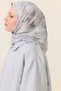 Flora Cotton Viscose Scarf - Blue - 3