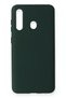 Ilkeshop New Galaxy M40 Case Nano Inside Velvet Silicone - (113532) Dark Green