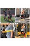 5-Piece Exercise Resistance Band Set Pilates Fitness Yoga and Training Elastic Bands