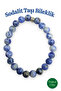 Natural Original Sodalite Stone Bracelet 8 mm - 3