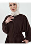 Zümra Stone Robe - Brown - 3