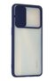 Ilkeshop New Reno 4 Lite Case Palm Frosted Camera Sliding Silicone (164910) - Navy Blue - 3