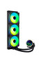 جهاز تبريد سائل للمعالج Galahad II Trinity 360 SL-INF ARGB بحجم 360 مم - أسود - 2