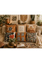 Modern Bohemian Throw Pillow Cover Set Digital Printed Decorative Pillowcase for Living Room Sofa Throw Pillow(Dual Side) - 4