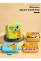 Portable Kids Box, Children Lunch Box to School For Toddlers, Snack Containers for Travel, 4 Compartments Meal Prep Removable Divider, BPA Free, Microwave & Dishwasher Safe - 2