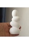 Pebble Stone Vase, Minimalist Mini Vase Silicone Mold K-1569, Polyester Stone Powder Cement Plaster Mold - 3